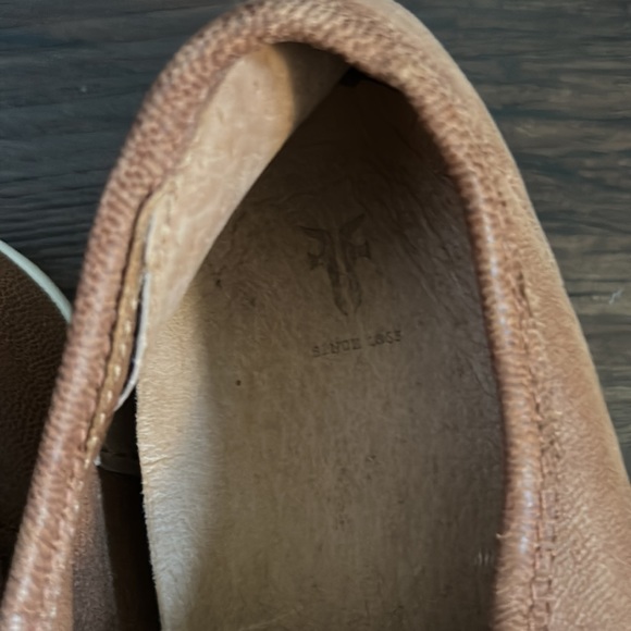 Frye Leather Slip on Sneakers in Brown - Size 8.5 - Picture 8 of 8